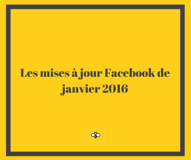 Facebook en janvier 2016