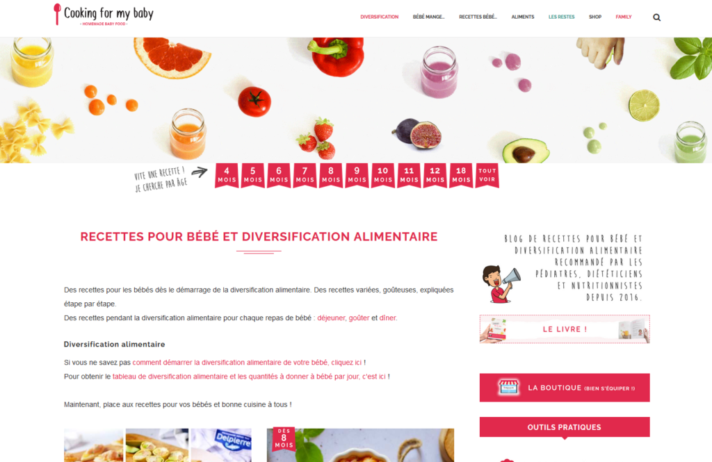 Top 10 des influenceurs cuisine 3 cooking baby