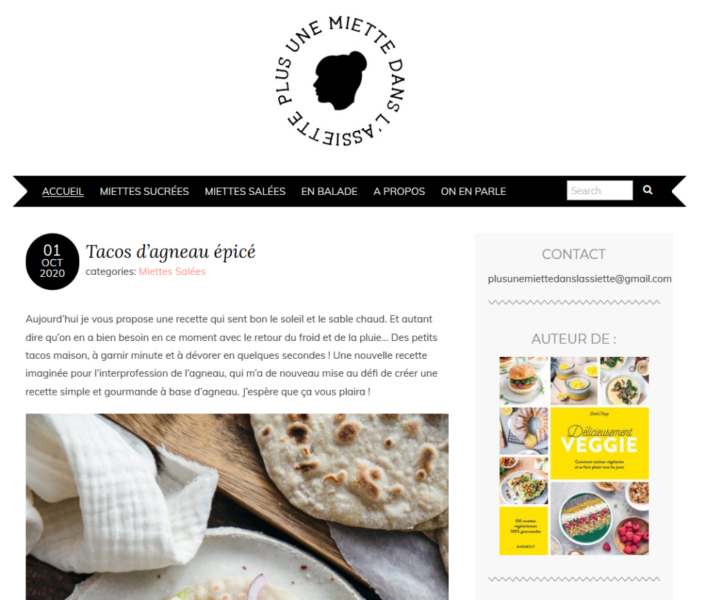 Top 10 des influenceurs cuisine 4 miette assiette