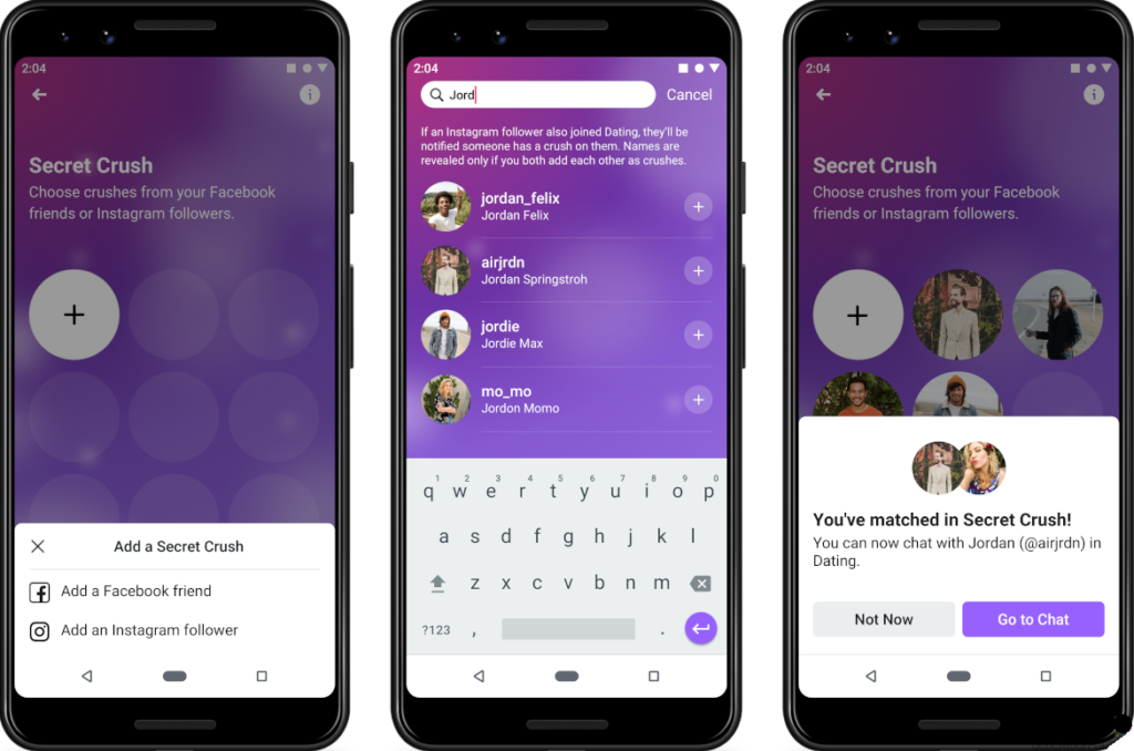 Facebook Dating Secret Crush