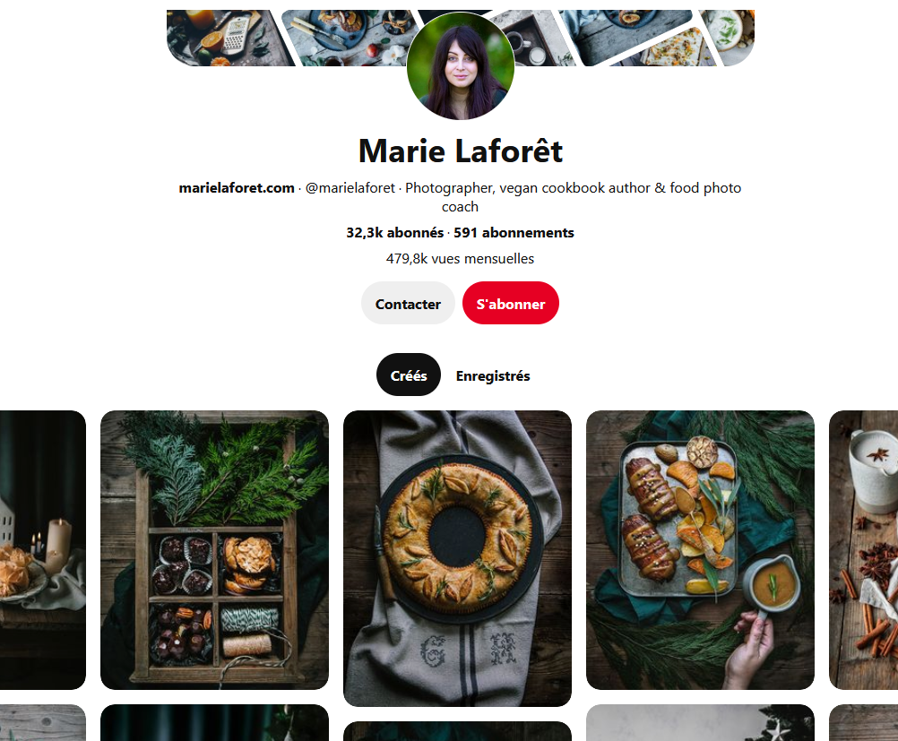 Top 10 des créateurs sur Pinterest 2 Marie Laforet Pinterest
