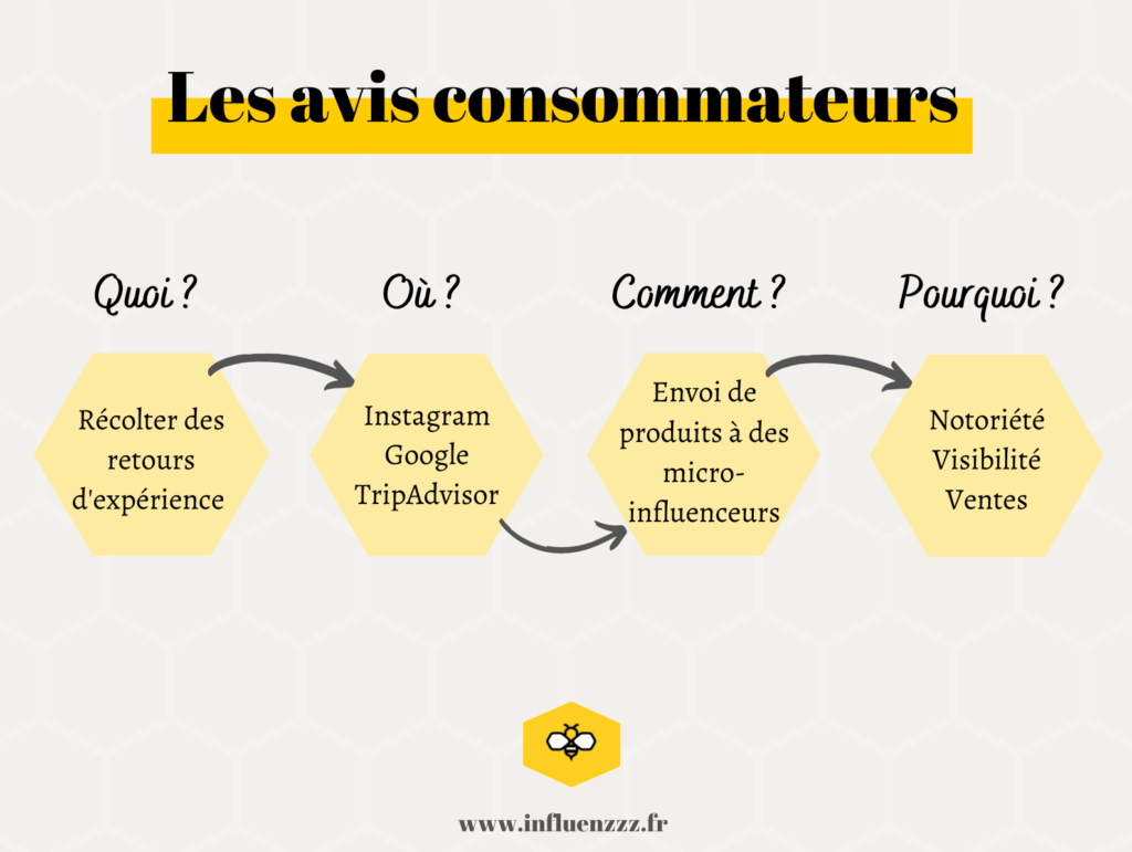 avis consommateurs influenceurs