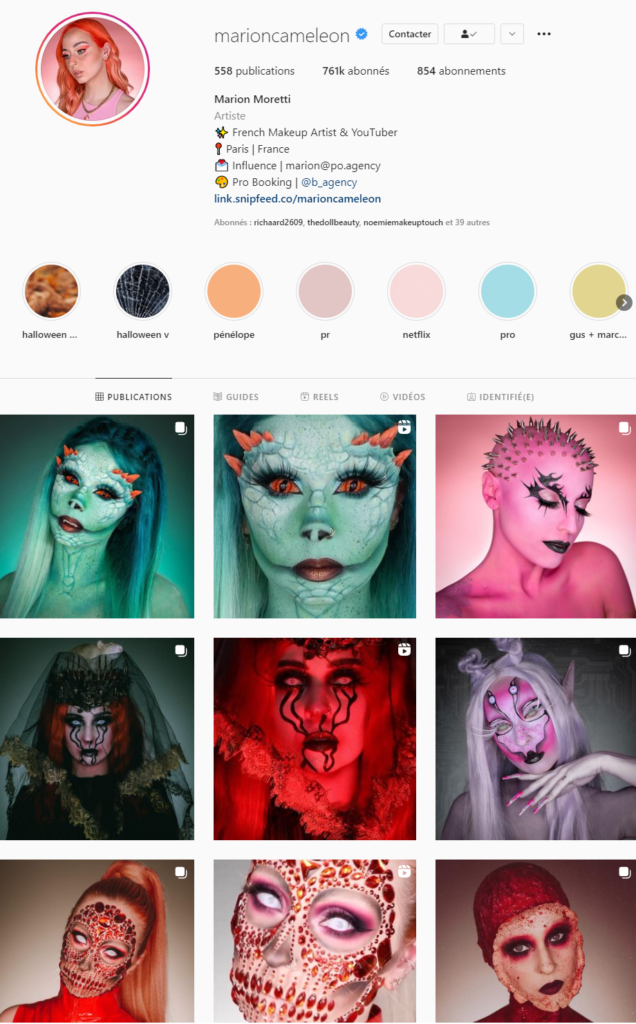marion cameleon instagram