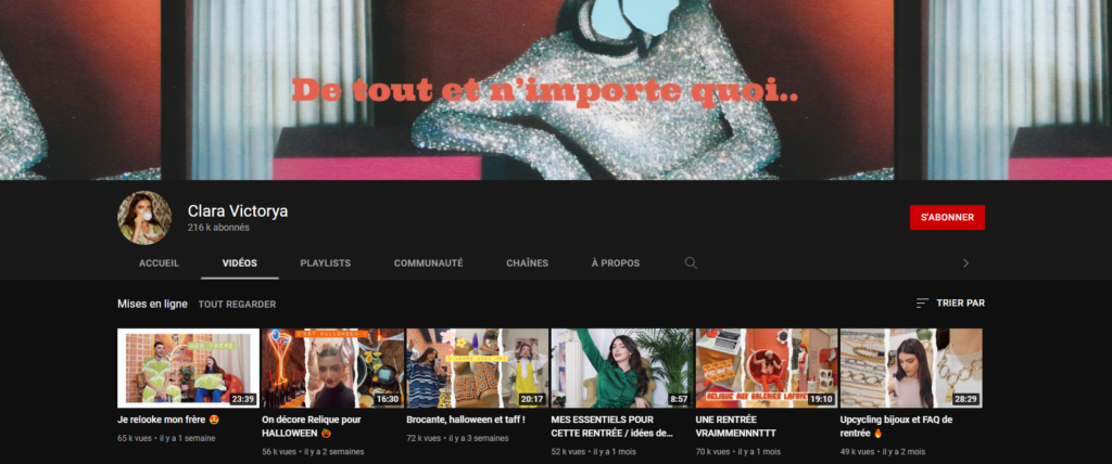clara victorya youtube 2