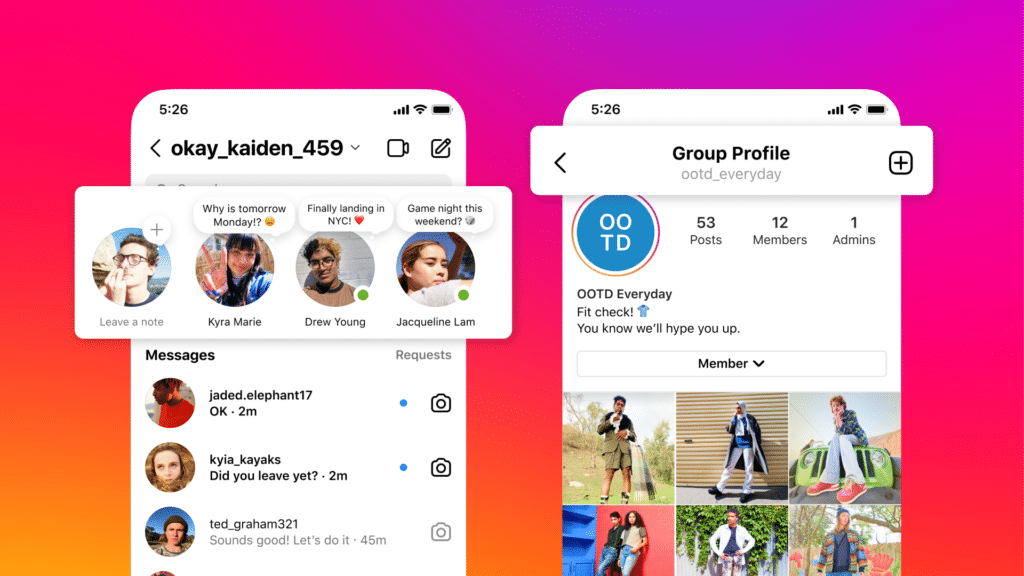 Notes Instagram Meta