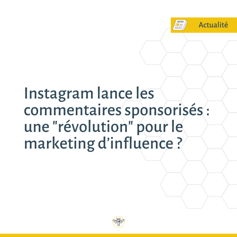 Instagram lance les commentaires sponsorisés